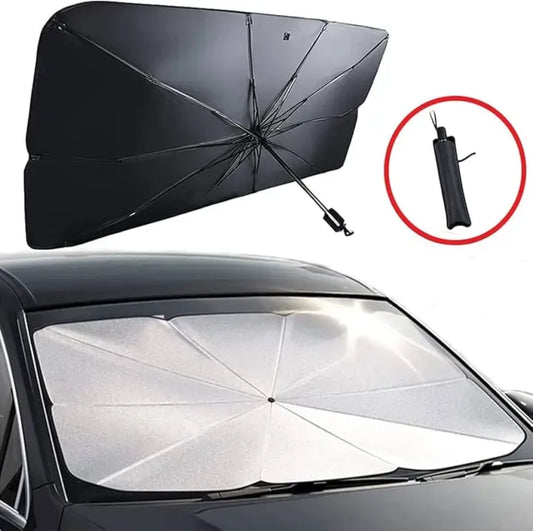 Universal Foldable Car Windshield Sun Shade Umbrella – UV Protection & Heat Insulation Cover